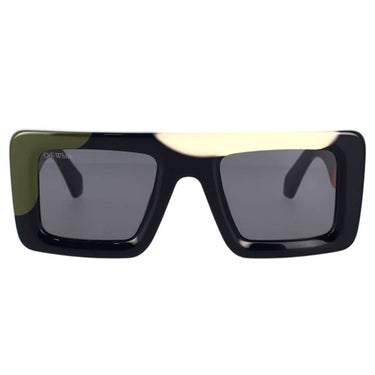 Off-White Occhiali da Sole OERI069 1207 Seattle Nero Arancione/Grigio Sfumato Unisex