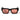 Off-White Occhiali da Sole OW1006 1025 Davie Nero/Rosso Unisex