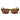 Off-White Occhiali da Sole OW1038 1964 Flint Marrone/Marrone Scuro Unisex