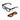 Off-White Occhiali da Vista OW9000 1020 Nero/Trasparente Con Clip Arancione Unisex 2