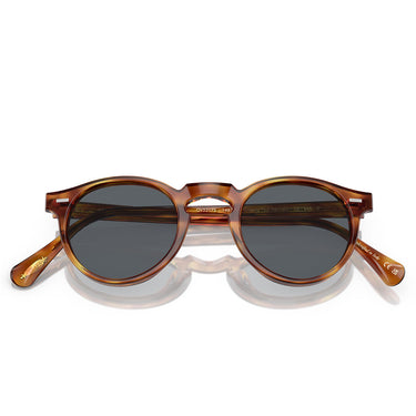 Oliver Peoples Occhiali da Sole OV5217S 1483R8 Gregory Peck LBR Semi Opaco Blu Unisex Fotocromatici 5