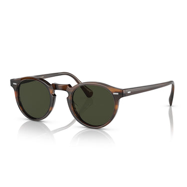Oliver Peoples Occhiali da Sole OV5217S 1724P1 Gregory Peck Tuscany Tortoise Verde G-15 Unisex Polarizzati 2