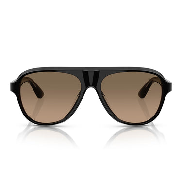 Oliver Peoples Occhiali da Sole OV5581SU 1492GN Paul Newman Nero/Sandstone Sfumato Uomo Polarizzati