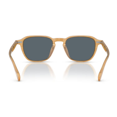 Oliver Peoples Occhiali da Sole OV5598SU 1779R5 Emryn Semi Matte Gold Wood/Blu Unisex 4