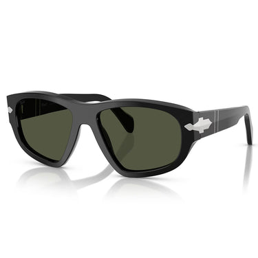 Persol Okulary Przeciwsłoneczne PO0050S 95/31 Czarny/Zielony Unisex 2