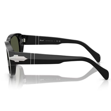Persol Okulary Przeciwsłoneczne PO0050S 95/31 Czarny/Zielony Unisex 3
