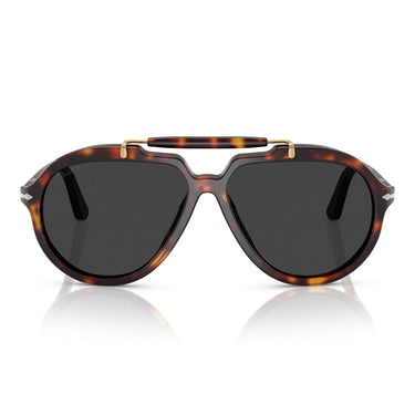 Persol Okulary Przeciwsłoneczne PO0202S 24/48 X Netflix Serie Senna Havana/Czarny Unisex Polaryzowane