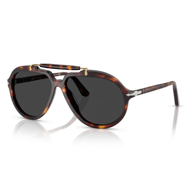 Persol Okulary Przeciwsłoneczne PO0202S 24/48 X Netflix Serie Senna Havana/Czarny Unisex Polaryzowane 1