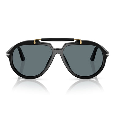 Persol Okulary Przeciwsłoneczne PO0202S 95/3R X Netflix Serie Senna Czarny/Niebieski Unisex