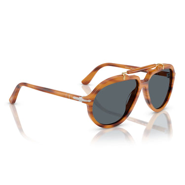 Persol Sonnenbrille PO0202S 960/R5 X Netflix Serie Senna Braun/Blau Unisex 5