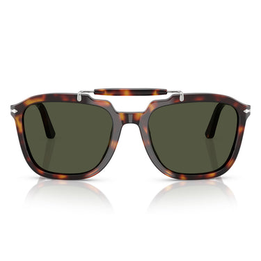 Persol Sonnenbrille PO0203S 24/31 Senna Havana/Grün Unisex Polarisiert