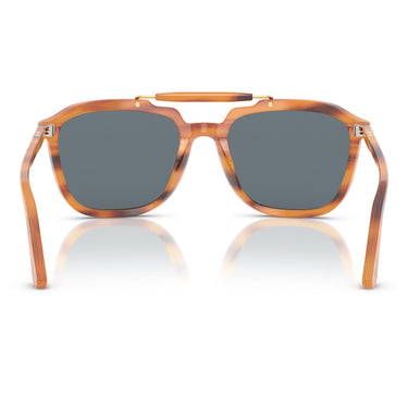 Persol Sonnenbrille PO0203S 960-R5 Senna Braun-Blau Unisex 3