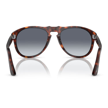 Persol Okulary Przeciwsłoneczne PO0649 24/86 Havana/Blu Sfumato Unisex 3