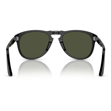 Persol Okulary Przeciwsłoneczne PO0714 95-31 Składane Nero-Verde Unisex 3