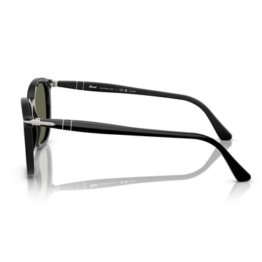 Persol Okulary Przeciwsłoneczne PO3355S 95/58 Czarny/Zielony Unisex Polaryzacyjne 2