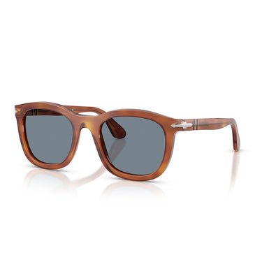 Persol Occhiali da Sole PO3395S 96 56 Terra di Siena Azzurro Unisex 3
