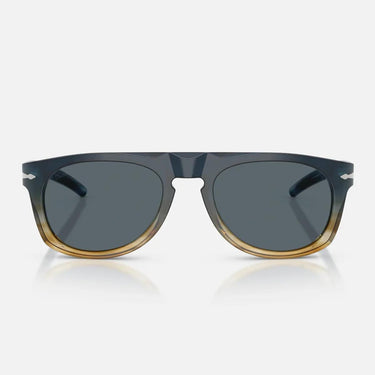 Persol Occhiali da Sole PO3401S 1245R5 x Cassina Limited Edition Blu Striato Beige/Blu Unisex