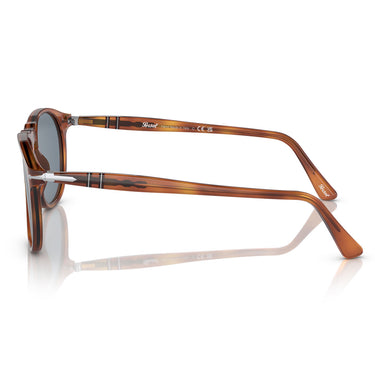 Persol Okulary Przeciwsłoneczne PO9649S 96-56 Havana-Niebieskie Unisex 2