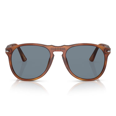 Persol Okulary Przeciwsłoneczne PO9649S 96-56 Havana-Niebieskie Unisex