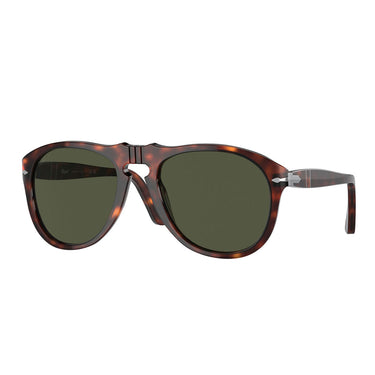 Persol Okulary Przeciwsłoneczne PO0649 24/31 Havana/Verde Unisex 2