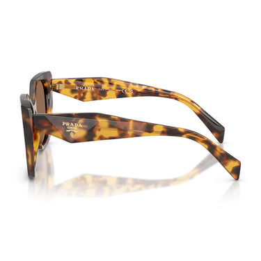 Prada Okulary Przeciwsłoneczne PR19ZS 14L06B Miele Tartarugato Marrone Scuro Donna 3