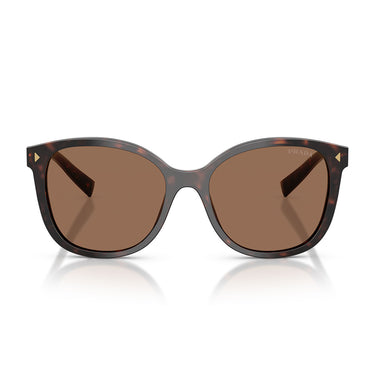Prada Sunglasses PR22ZS 17N06B Dark Brown Radica Tortoise Women