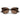 Prada Sunglasses PR22ZS 17N06B Dark Brown Root Tortoise Women 5