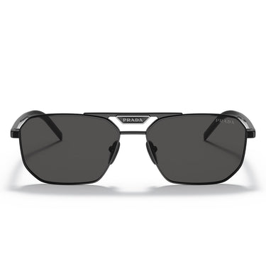 Prada Lunettes de Soleil PR58YS 1AB5S0 Noir-Gris Foncé Unisexe