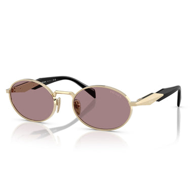Prada Okulary Przeciwsłoneczne PR65ZS ZVN20I Złoto-Fioletowy Damskie 1
