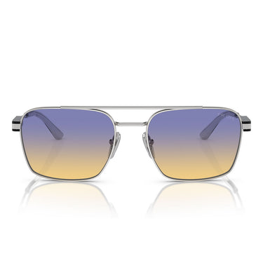 Prada Okulary Przeciwsłoneczne PR67ZS 1BC06Z Srebrny/Iris Sfumato Unisex