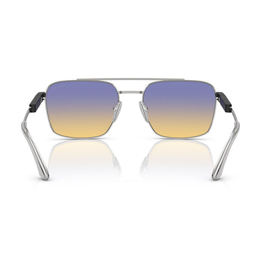 Prada Okulary Przeciwsłoneczne PR67ZS 1BC06Z Srebrny/Iris Sfumato Unisex 4