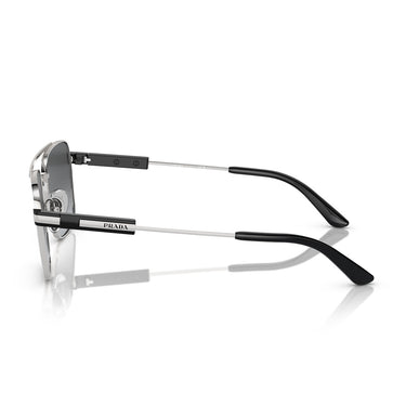 Prada Okulary Przeciwsłoneczne PR67ZS 1BC5W1 Srebrny/Szary Gradient Unisex Polaryzowane 3