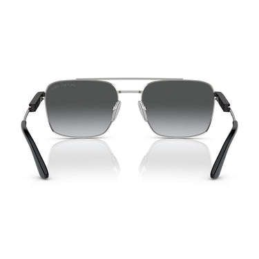 Prada Okulary Przeciwsłoneczne PR67ZS 1BC5W1 Srebrny/Szary Gradient Unisex Polaryzowane 4