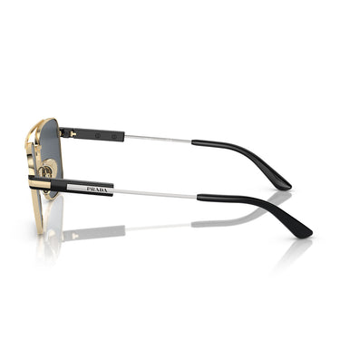 Prada Okulary Przeciwsłoneczne PR67ZS ZVN09T Złoto Blado/Szary Ciemny Unisex 3