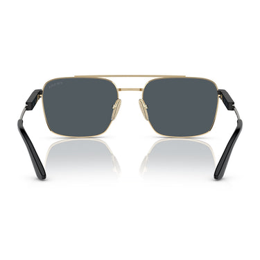Prada Okulary Przeciwsłoneczne PR67ZS ZVN09T Złoto Blado/Szary Ciemny Unisex 4