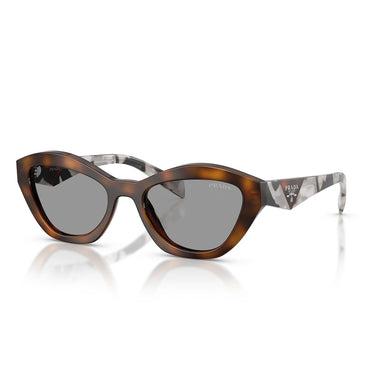 Prada Okulary Przeciwsłoneczne PRA02S 20D50Q Juniper Tartarugato Grigio Unisex 2