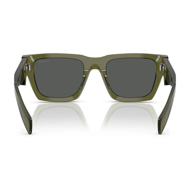 Prada Okulary Przeciwsłoneczne PRA06S 25A40L Zielony Wojskowy Ciemnoszary Unisex 4