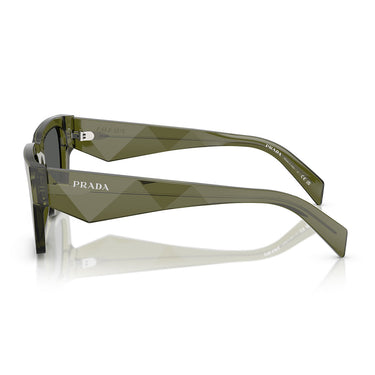 Prada Okulary Przeciwsłoneczne PRA06S 25A40L Zielony Wojskowy Ciemnoszary Unisex 3