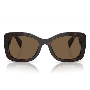 Prada Lunettes de Soleil PRA08S 16N5Y1 Tartarugato-Marron Foncé Unisexe