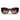 Prada Sonnenbrille PRA09S 12O10D Schwarz-Hellbraun Unisex 5
