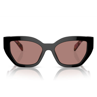 Prada Sonnenbrille PRA09S 12O10D Schwarz-Hellbraun Unisex 1