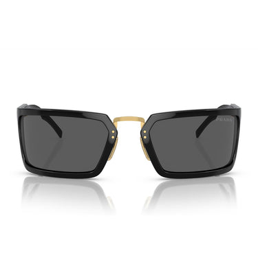 Prada Occhiali da Sole PRA11S 1AB5S0 Nero/Grigio Scuro Uomo 4