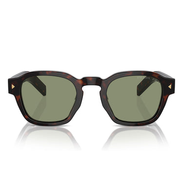 Prada Gafas de Sol PRA16S 17N20G Radica Tortuga/Verde Unisex Polarizadas