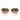 Prada Okulary Przeciwsłoneczne PRA50S ZVN50C Złoto/Brąz Gradient Damskie