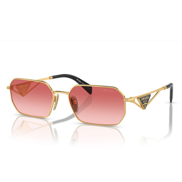 Prada Sonnenbrille PRA51S 5AK40C Gold-Rot Verblasst Unisex 1