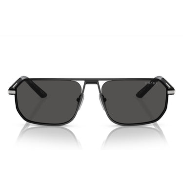 Prada Gafas de Sol PRA53S 1BO5S0 Negro Mate/Gris Oscuro Hombre