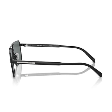 Prada Okulary Przeciwsłoneczne PRA57S 1AB5Z1 Czarny/Ciemnoszary Unisex Polaryzacyjne