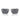 Prada Okulary Przeciwsłoneczne PRA57S 1BC175 Srebrny/Ciemnoszary Unisex