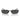 Prada Okulary Przeciwsłoneczne PRA60S 1AB5S0 Czarny/Ciemnoszary Damskie