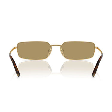 Prada Okulary Przeciwsłoneczne PRA60S 5AK70G Złoto/Oliwkowa Zieleń Damskie